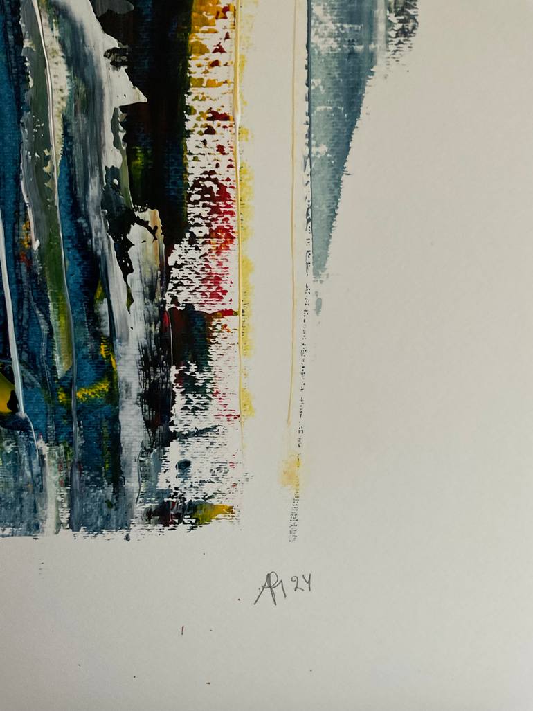 Original Abstract Painting by Auke Mulder