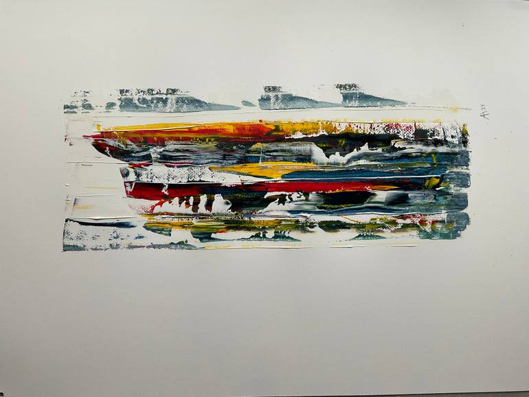 Original Abstract Painting by Auke Mulder