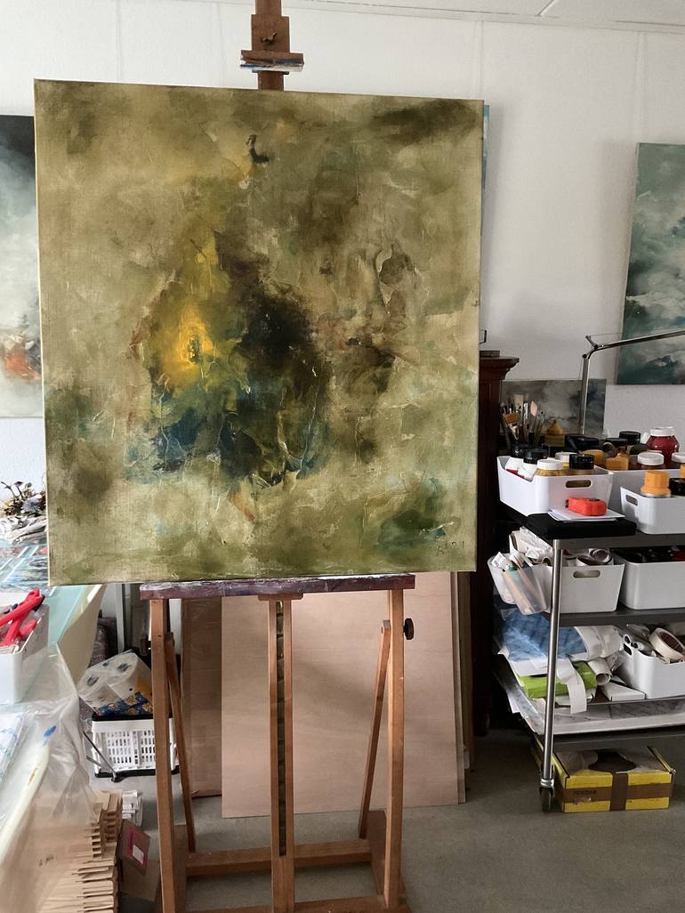 Original Abstract Painting by Auke Mulder