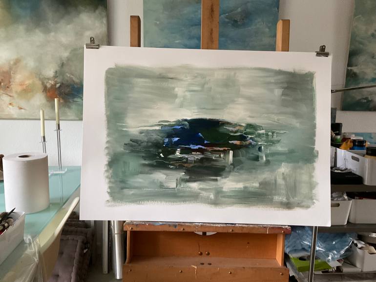 Original Abstract Painting by Auke Mulder