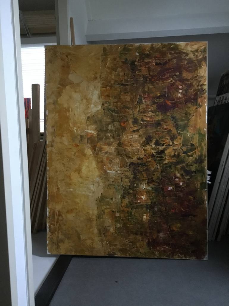 Original Abstract Landscape Painting by Auke Mulder