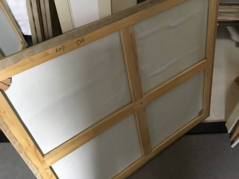 Original Abstract Seascape Painting by Auke Mulder