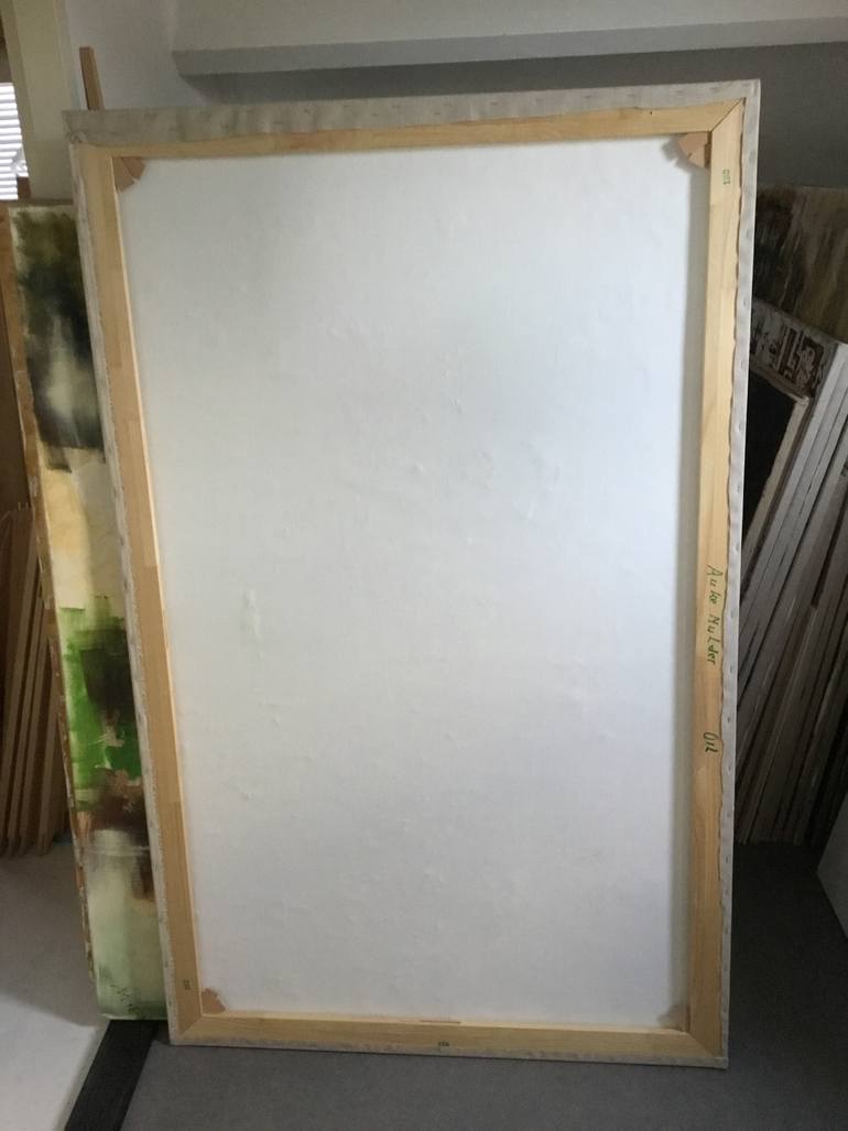 Original Abstract Cities Painting by Auke Mulder