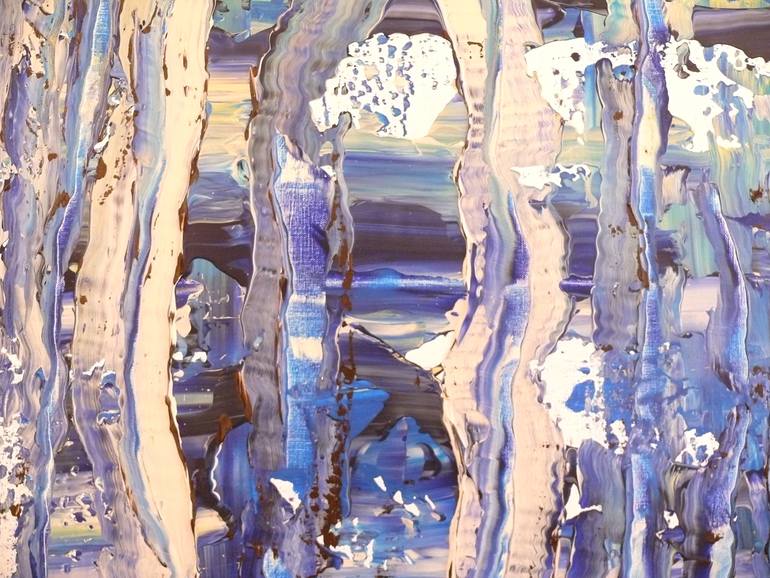 Original Abstract Seascape Painting by Auke Mulder