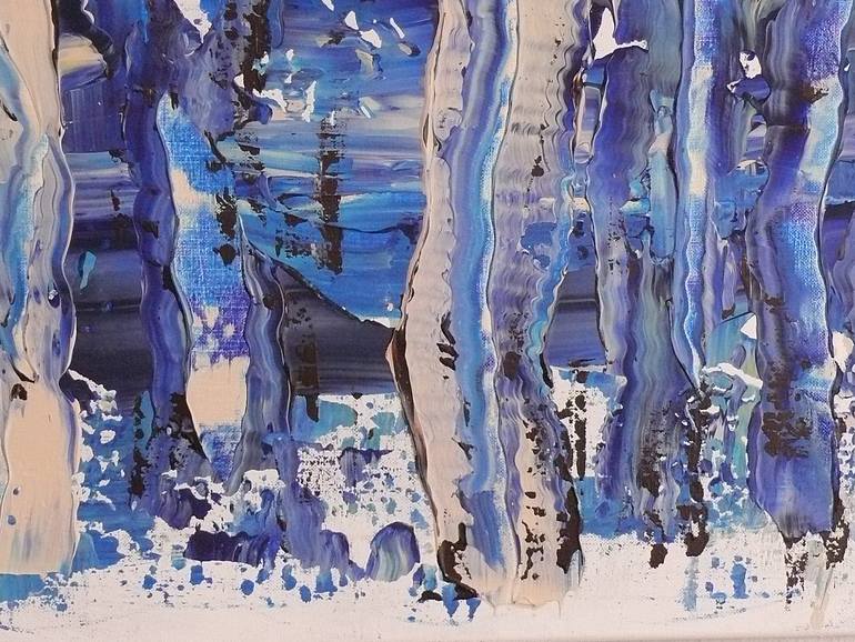 Original Abstract Seascape Painting by Auke Mulder