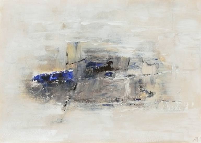 Original Abstract Landscape Painting by Auke Mulder