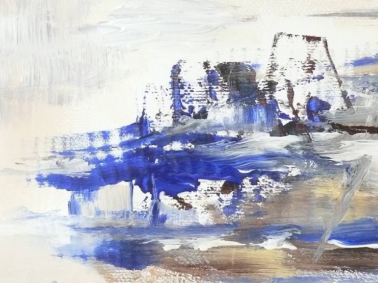 Original Abstract Landscape Painting by Auke Mulder