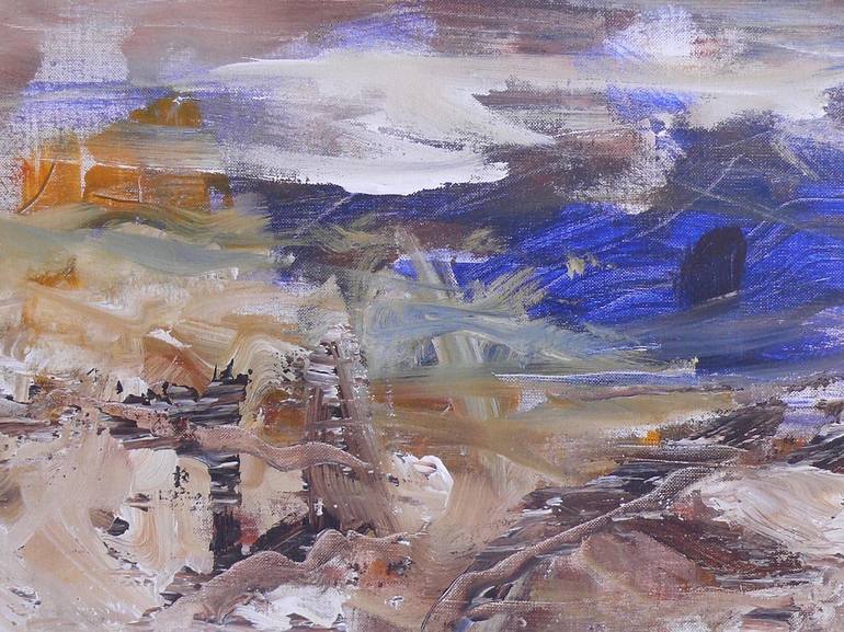 Original Abstract Landscape Painting by Auke Mulder