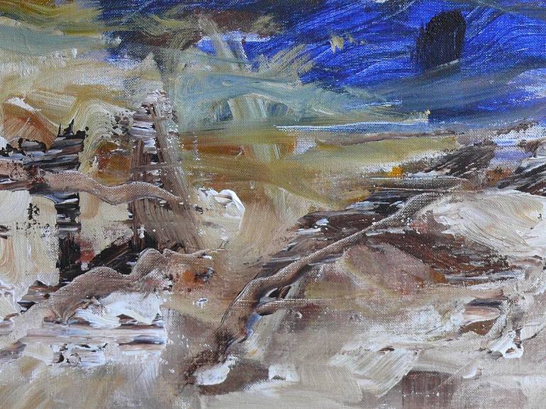 Original Abstract Landscape Painting by Auke Mulder