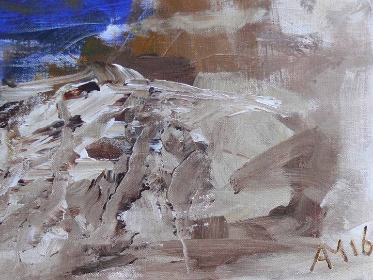 Original Abstract Landscape Painting by Auke Mulder