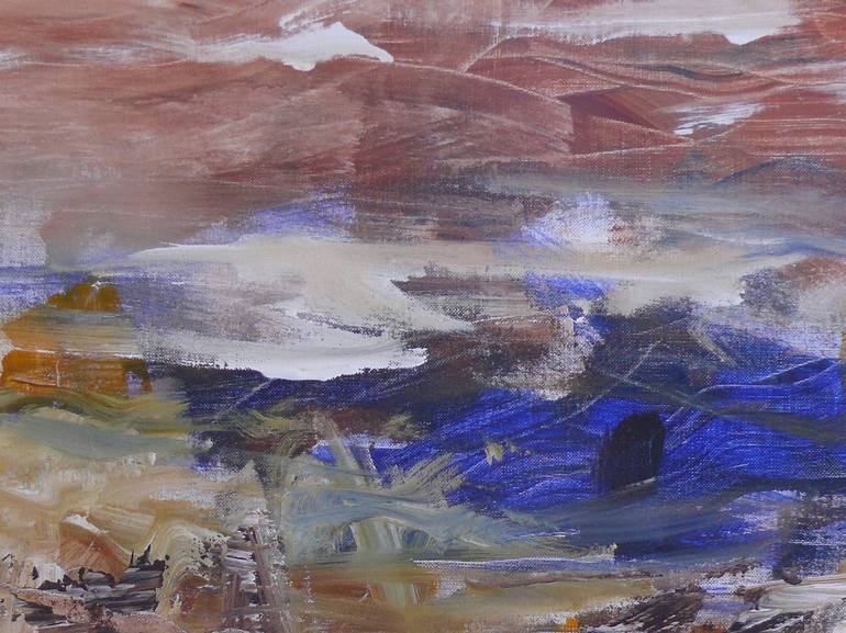 Original Abstract Landscape Painting by Auke Mulder