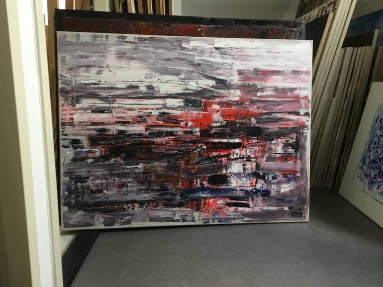 Original Abstract Painting by Auke Mulder