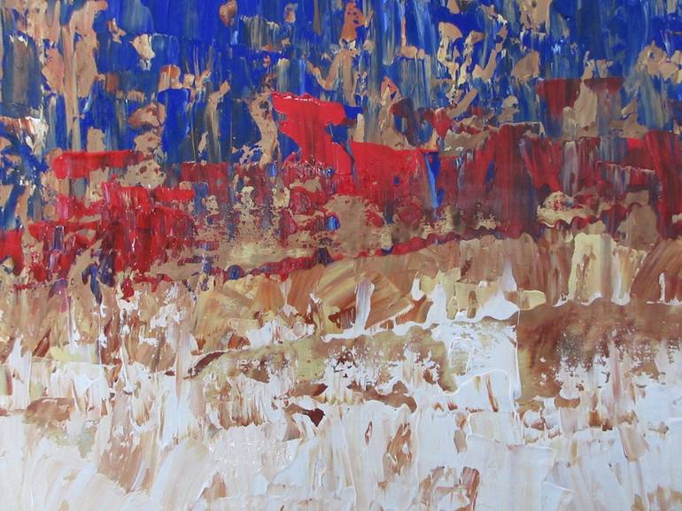 Original Abstract Expressionism Abstract Painting by Auke Mulder