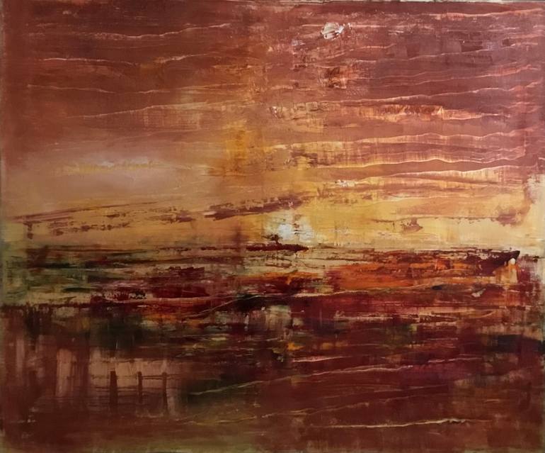 Original Abstract Painting by Auke Mulder