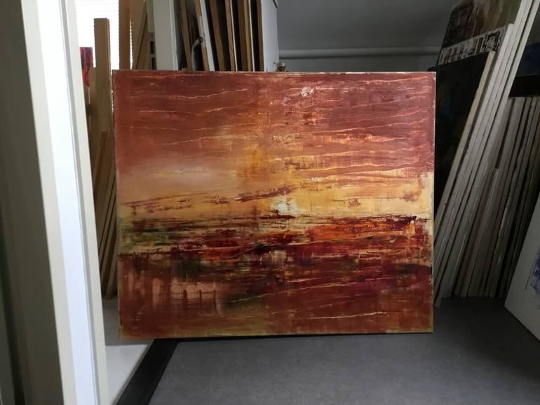 Original Abstract Painting by Auke Mulder