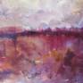 "The sky is falling down" is a painting inspired by the menace in the world and by the climate changing.