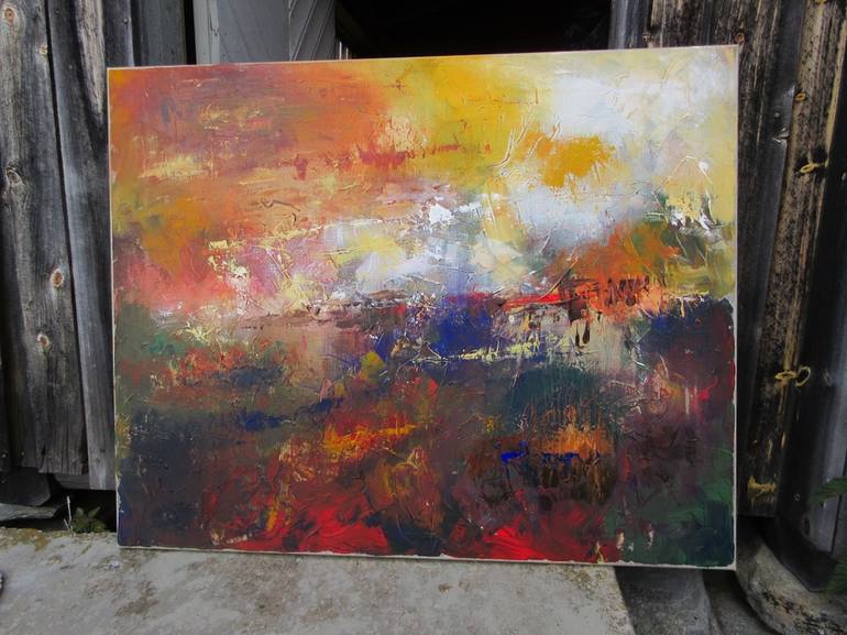 Original Abstract Painting by Auke Mulder