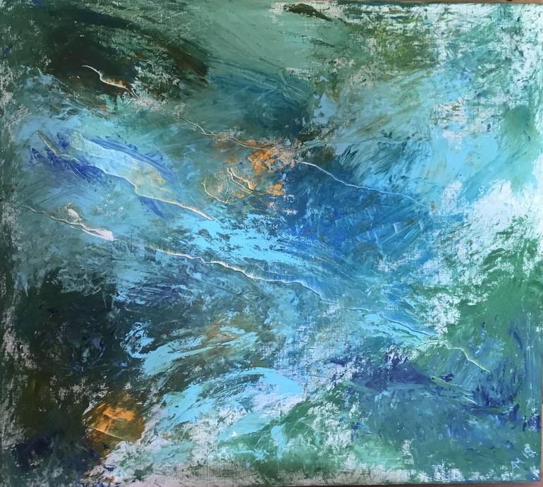 moving waters Painting by Auke Mulder Saatchi Art