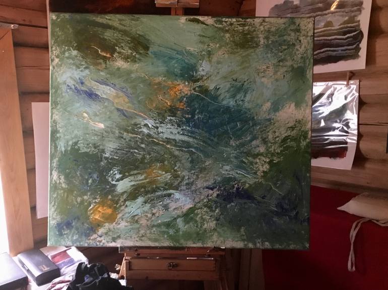 Original Abstract Painting by Auke Mulder