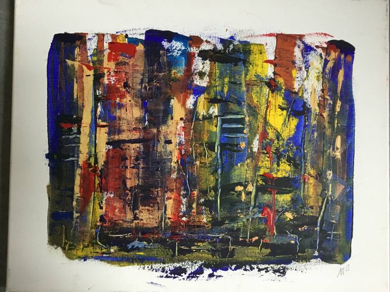 Original Abstract Nature Painting by Auke Mulder