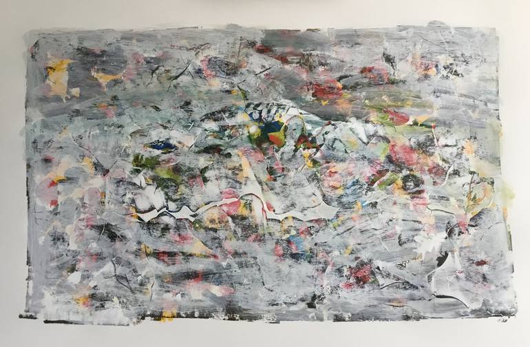 Original Abstract Painting by Auke Mulder