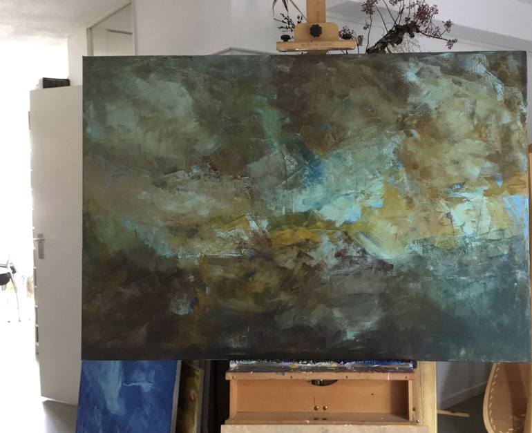 Original Abstract Nature Painting by Auke Mulder