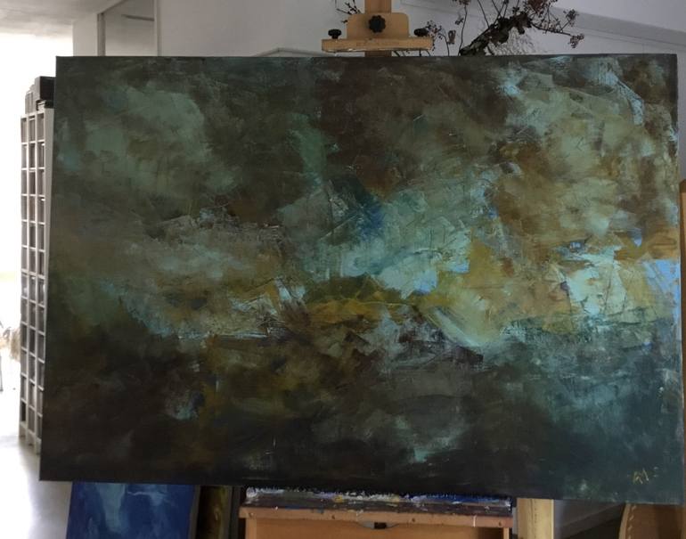 Original Abstract Nature Painting by Auke Mulder