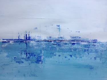 Original Abstract Seascape Paintings by Auke Mulder