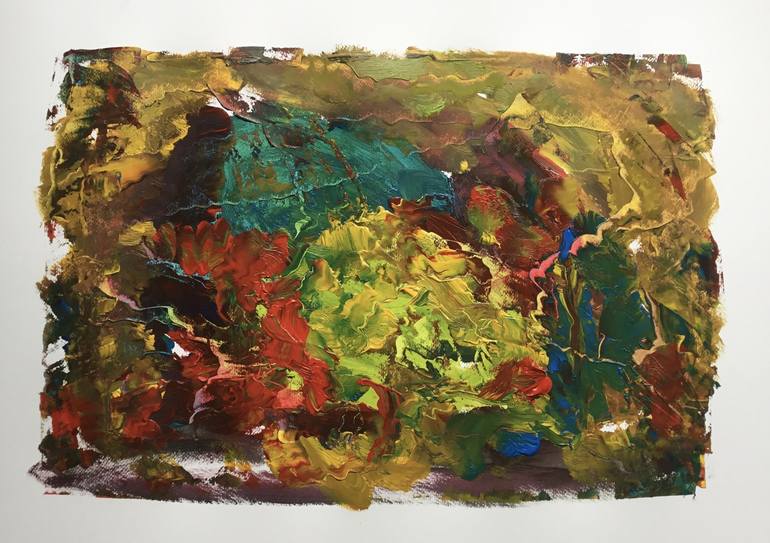 Original Abstract Nature Painting by Auke Mulder