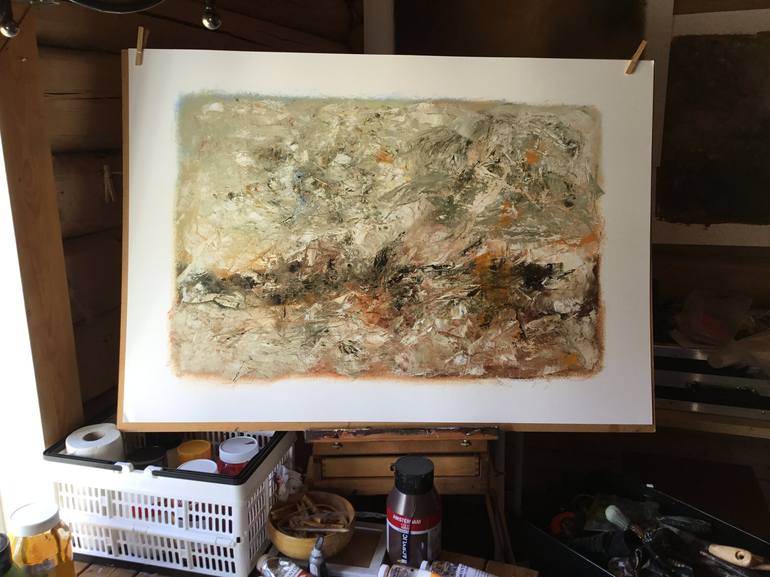 Original Abstract Nature Painting by Auke Mulder