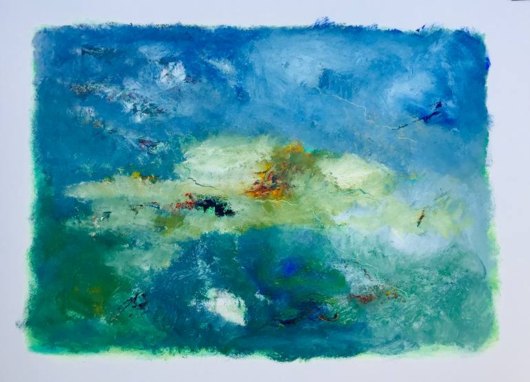 Original Abstract Expressionism Abstract Painting by Auke Mulder