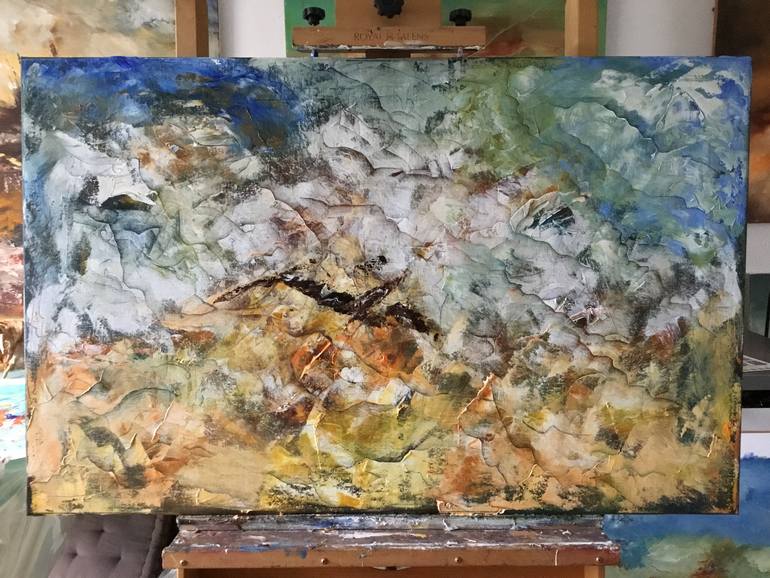 Original Abstract Nature Painting by Auke Mulder