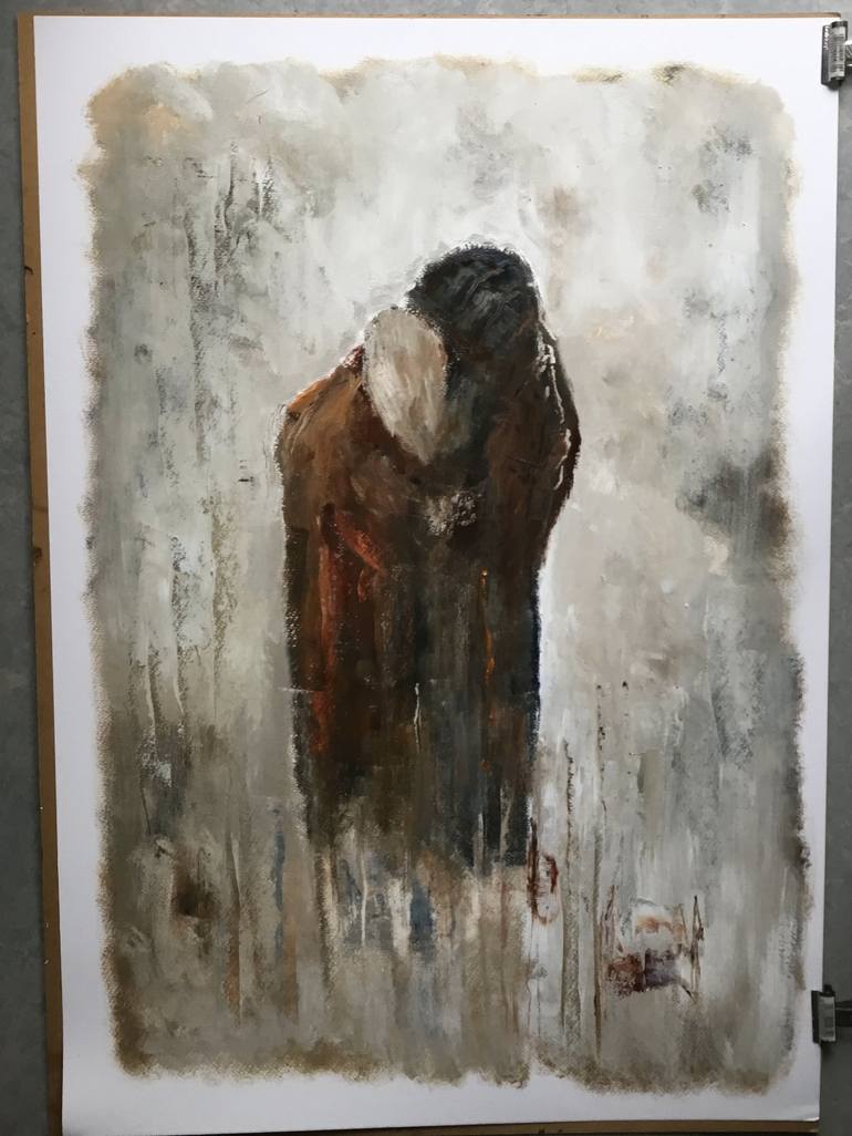 Original Figurative People Painting by Auke Mulder