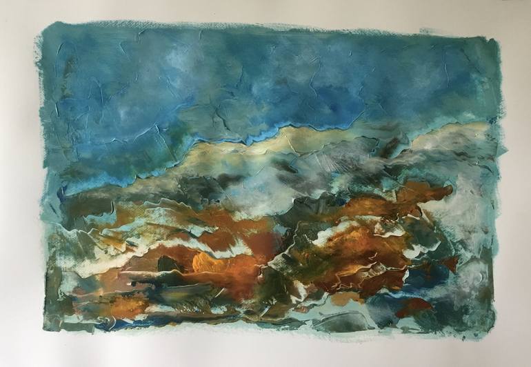 Original Abstract Nature Painting by Auke Mulder