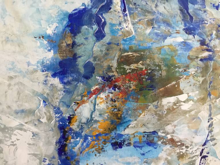 Original Abstract Expressionism Abstract Painting by Auke Mulder