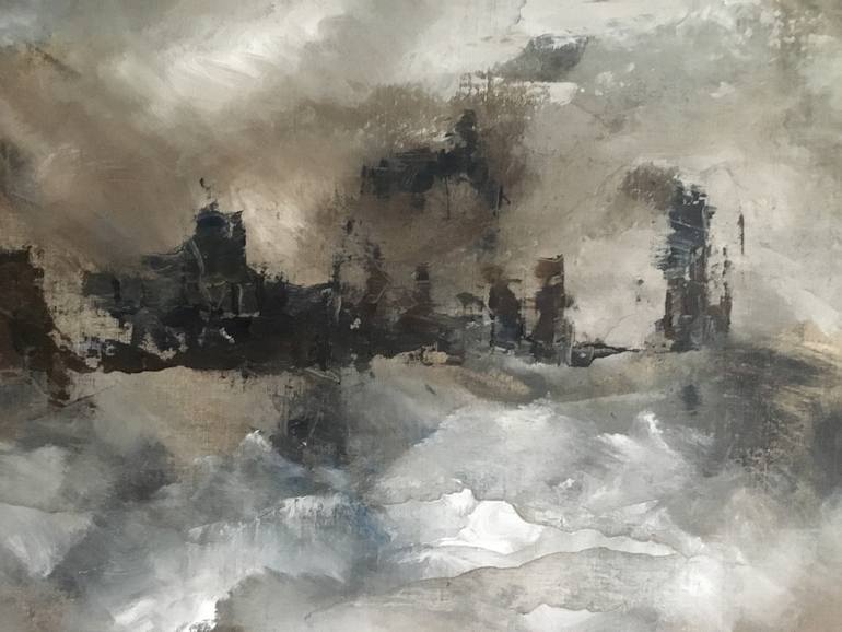 Original Abstract Expressionism Nature Painting by Auke Mulder