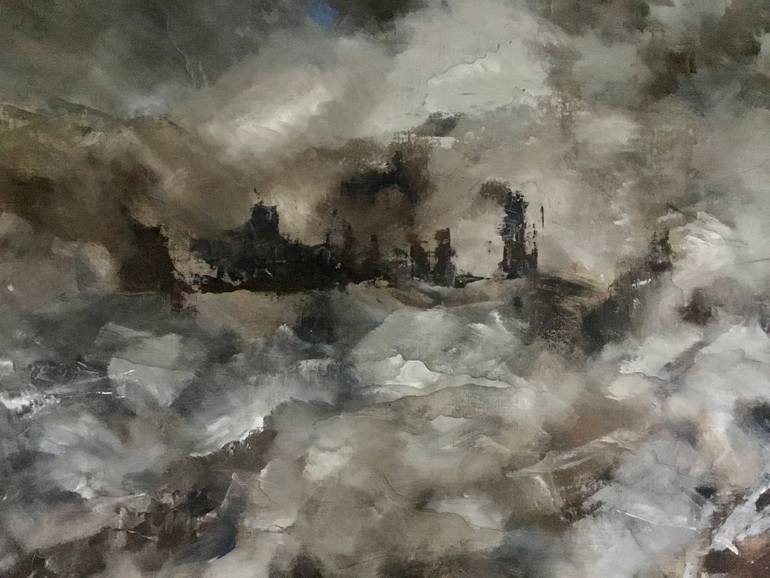 Original Abstract Expressionism Nature Painting by Auke Mulder