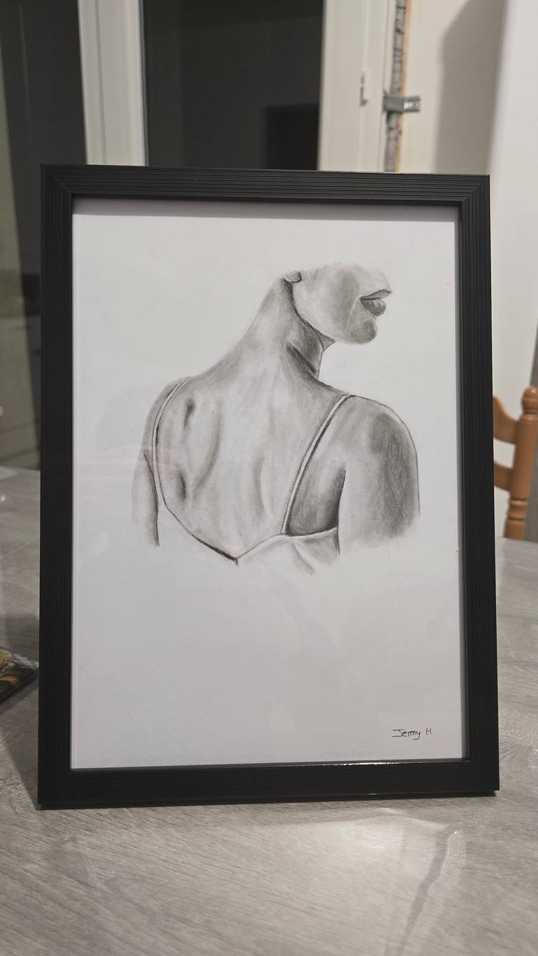 Original Figurative Women Drawing by Jeremy Magnanou