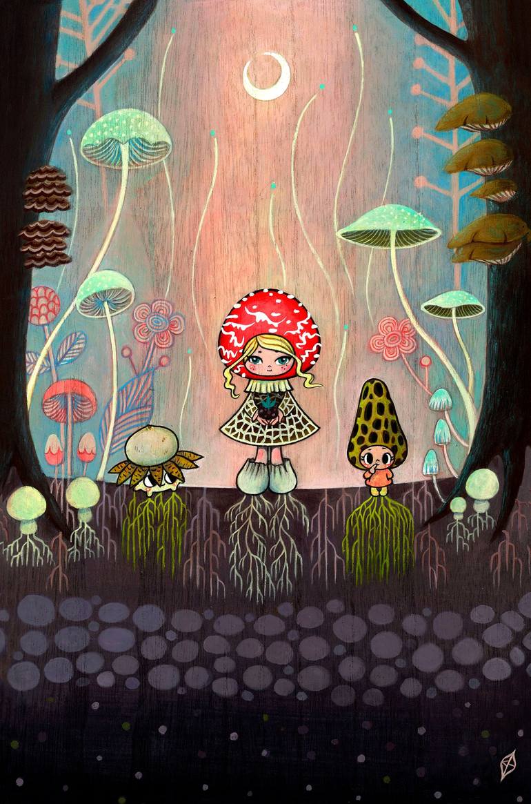 Print of Illustration Cartoon Paintings by Kaori Hamura Long