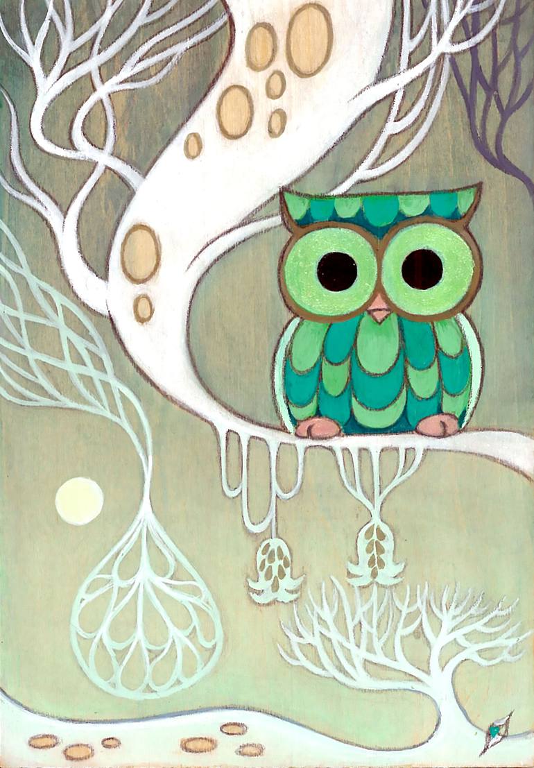Original Illustration Animal Paintings From Japan For Sale