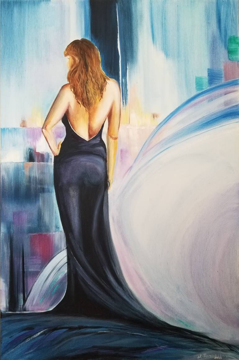 Evening Dress paintings | Saatchi Art