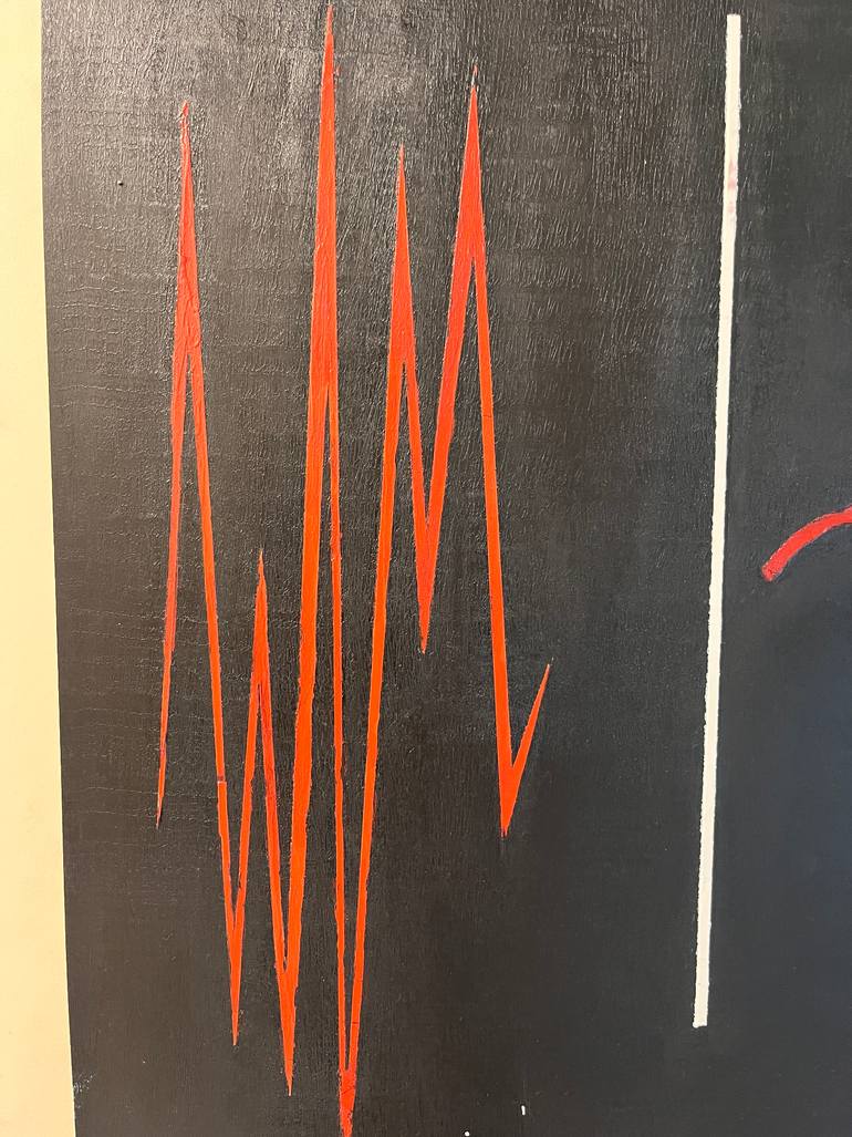 Original Conceptual Abstract Painting by Berkay Akar
