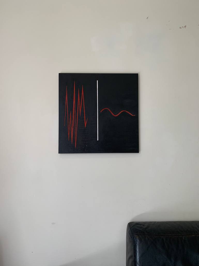 Original Conceptual Abstract Painting by Berkay Akar