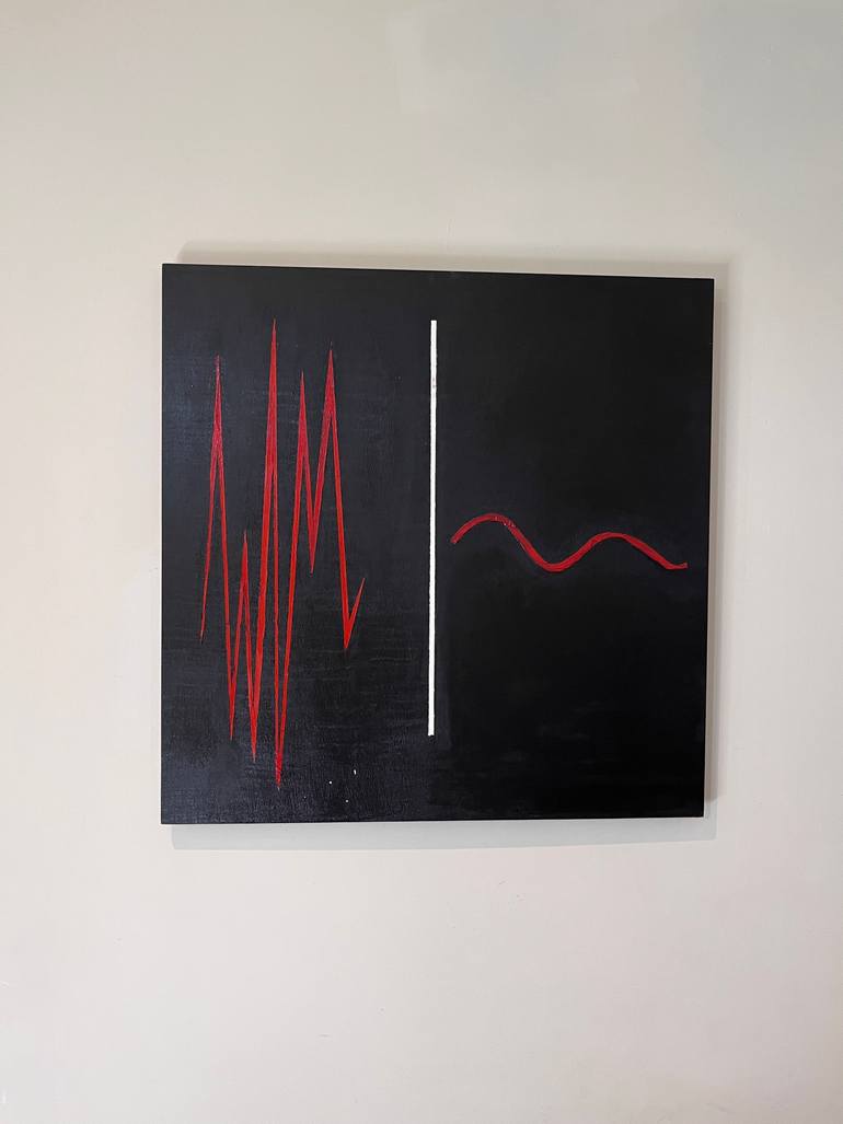 Original Conceptual Abstract Painting by Berkay Akar