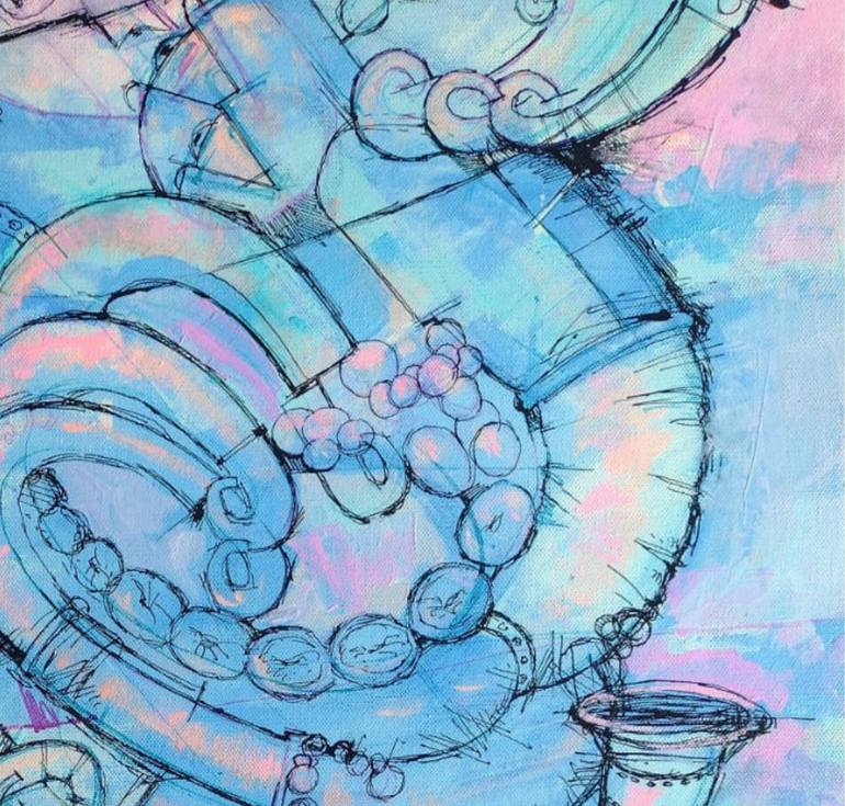 Original Illustration Animal Mixed Media by Luis Carrillo
