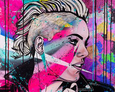 Print of Pop Culture/Celebrity Mixed Media by Emelie Susie