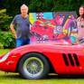 Nick Mason and EMELiE stood beside his GTO