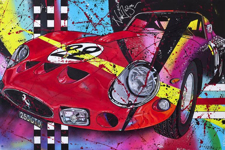 Original Contemporary Car Painting by Emelie Susie