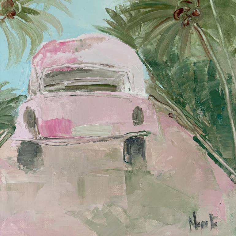 Original Impressionism Car Painting by Daniela Nocito