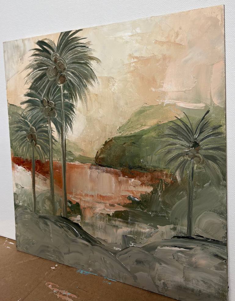 Original Abstract Beach Painting by Daniela Nocito
